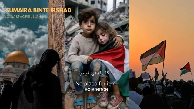 Haza Salam _ هذا سلام _ Vocals Only _ English _ Arabic Lyrics _ Slowed+without Music #freepalestine