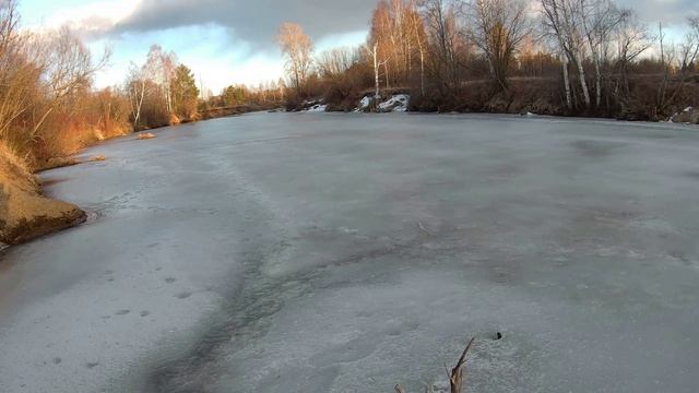 Мормыш Сдох и протух. Лёд пористый, Рыбалка накрылась медным тазом. смотреть онлайн