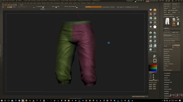 KRGraphics ZBrush Tips: Keeping Polygroups with Decimation Master смотреть онлайн