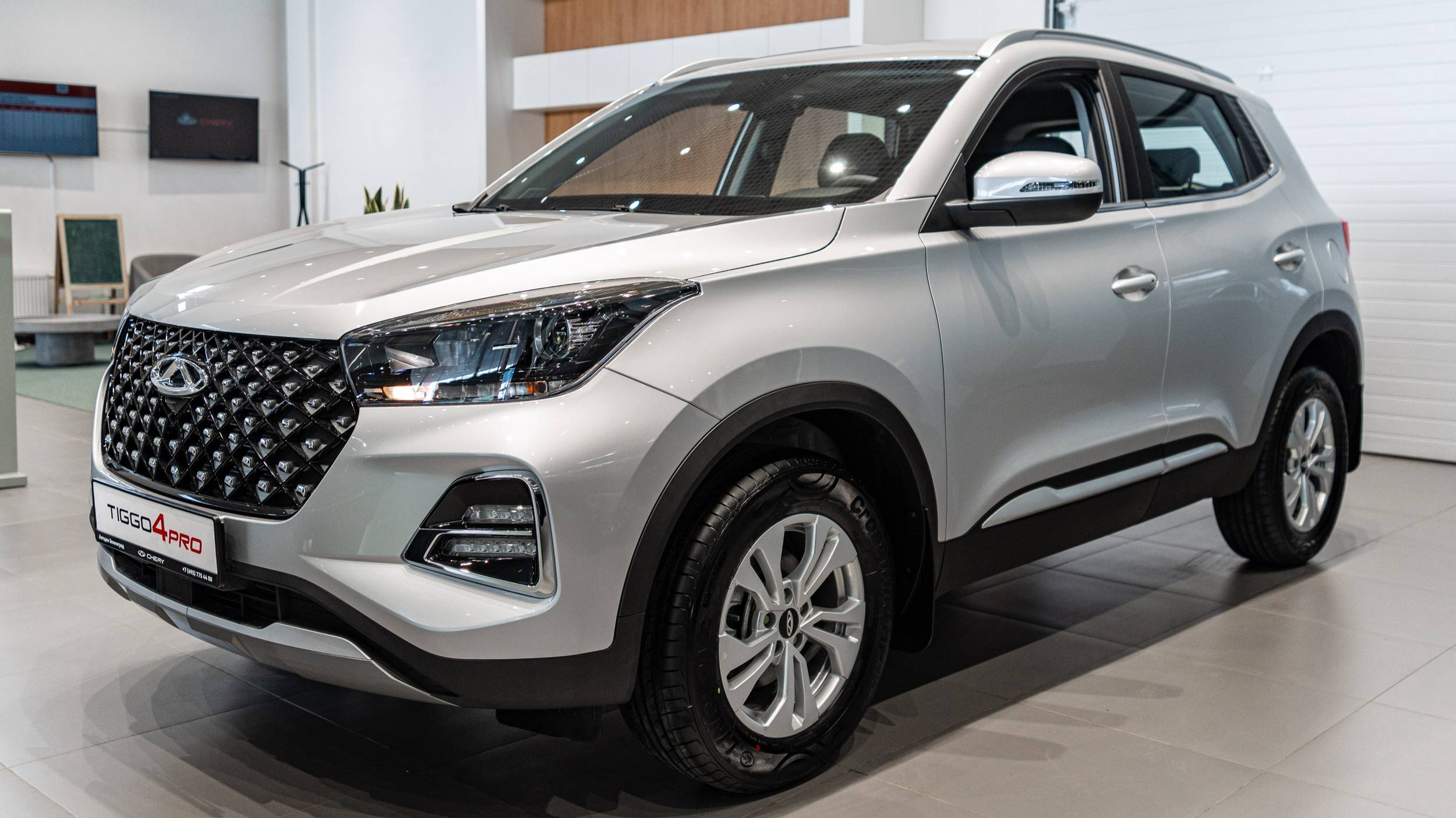 CHERY TIGGO 4 PRO (Action) Серебристый серый смотреть онлайн