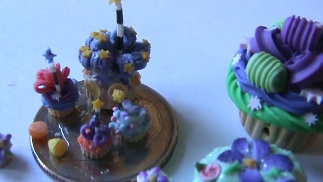 TINY POLYMER CLAY cookies, cupcakes and cakes. Cupcake Kingdom! by, Amber Dawn- Not RE-MENT смотреть онлайн