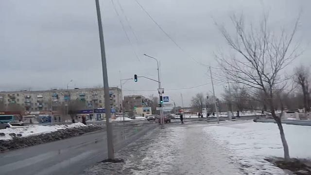 Майкудук | улица Бирюзова, кафе "Ласточка" и больница смотреть онлайн