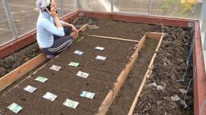 6 соток 23 апреля 2021 год. Сею цветы и капусту в теплицу на рассаду.