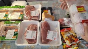 Живём на минималку . Большая закупка продуктов .