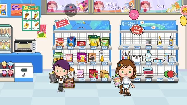 24 часа работаю в магазине в мига ворлд смотреть онлайн