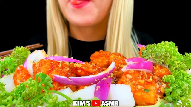ASMR 🍤SPICY CHILI FRIED SHRIMP(SEAFOOD RELAXING EATING SOUNDS) NO TALKING MUKBANG смотреть онлайн