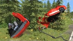 Высокоскоростные аварии на BeamNG Drive #6