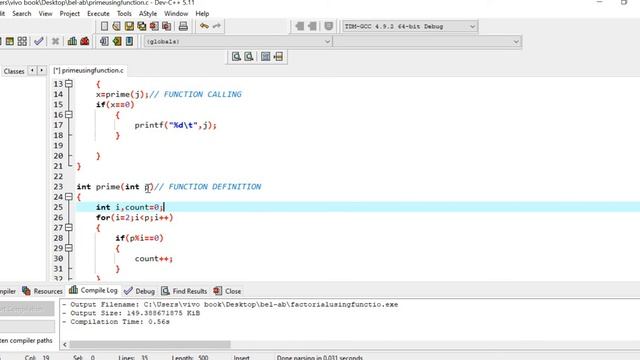 #6 EXAMPLE: PROGRAM TO PRINT PRIME NUMBER WITHIN RANGE USING FUNCTION смотреть онлайн