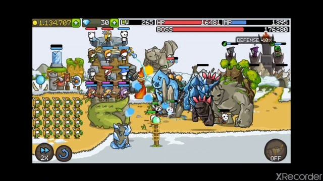 Развлечение в игре Grow Castle смотреть онлайн