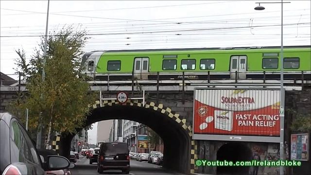 Irish Rail 8510 Dart + 29000 Class Commuter Trains - Macken Street, Dublin смотреть онлайн