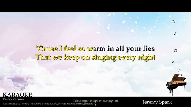 7 billion - Marina KAYE (Karaoke Piano Lower Key) смотреть онлайн