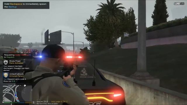 GTA 5-POLICE MOD-LSPDFR 0.4.7 (K9 UNIT) CITY PATROL смотреть онлайн
