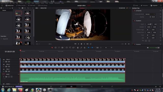 How I Make Drum Cover Videos - Part 3 (Davinci Resolve) смотреть онлайн