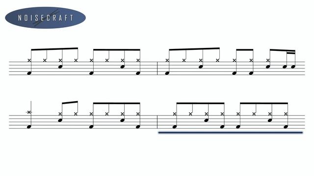Rob Zombie - Dragula Drum Score [Drumless Playback]