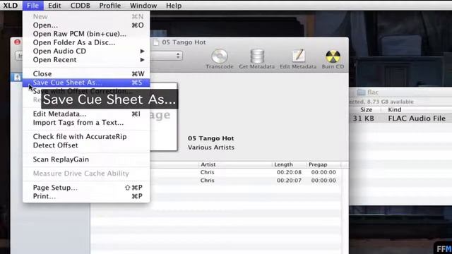 Extract Embedded Cue Sheet from .Flac file Free (Mac) смотреть онлайн