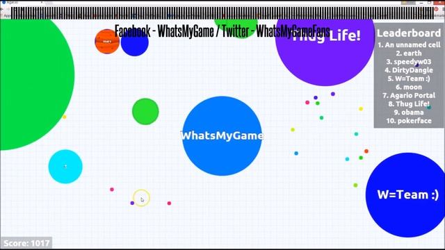 Agar.io - Beginner - FIRST GAME 1500 | LEADERBOARD Fail Funny смотреть онлайн