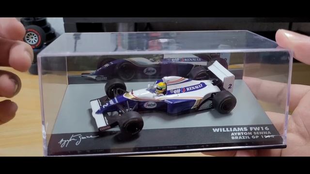 Ayrton Senna Williams FW16 1994 Brazil Escala 1:43 Altaya смотреть онлайн