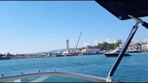 ГУЛЯЕМ ПО  СОЧИ. ПРОГУЛКА НА ЯХТЕ. ПАРК РИВЬЕРА ..mp4