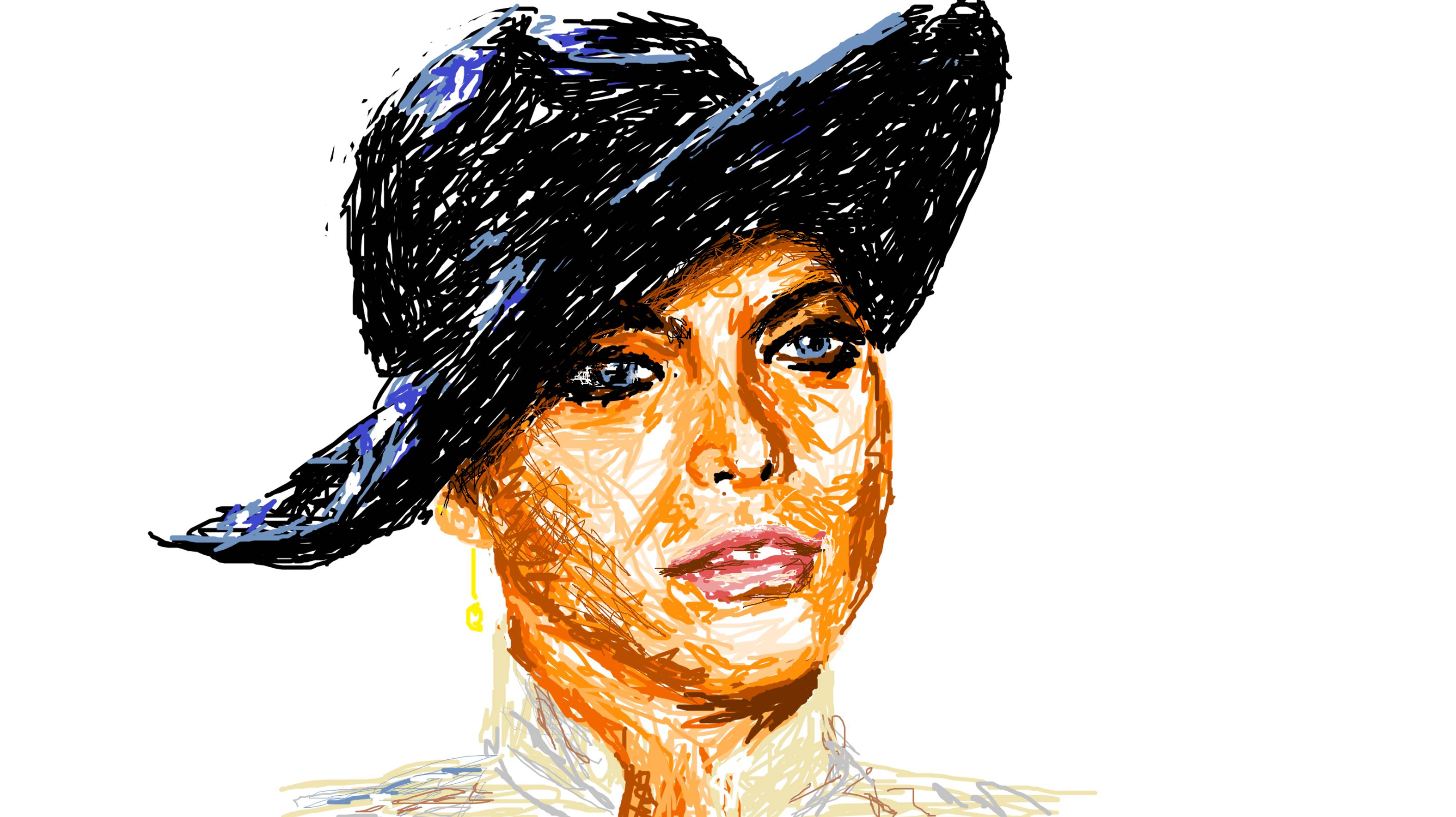 КАК НАРИСОВАТЬ  ПОРТРЕТ В Paint.1часть