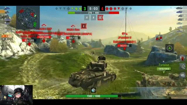 World of Tanks Blitz M6A2E1 EXP смотреть онлайн
