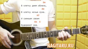 Как играть Сектор Газа - "Взял вину на себя". Аккорды в Em, слова, разбор песни под гитару