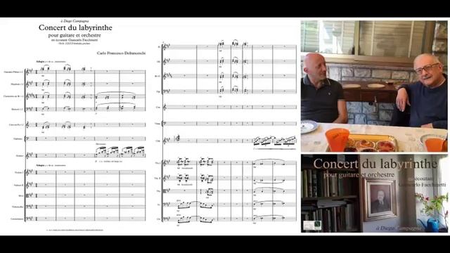 Carlo Francesco Defranceschi - incipit 'Concert du labyrinthe pour guitare et orchestre' смотреть онлайн