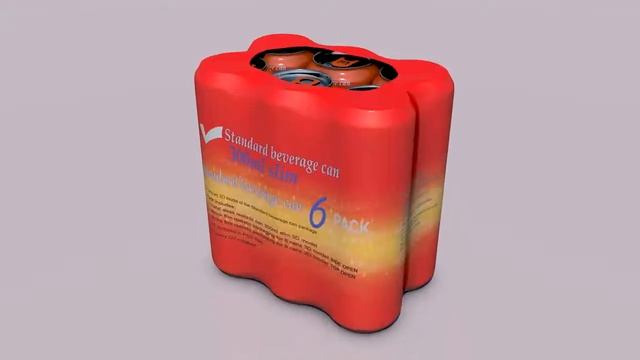 can package 330ml slim 3D model смотреть онлайн