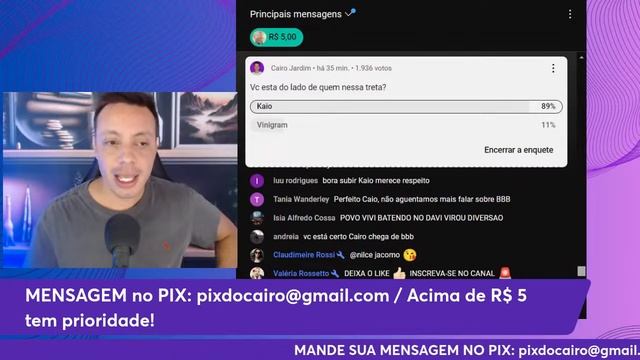 🔴 VINIGRAM TEM FALA POLÊMICA COM KAIO; ANY DICUTE COM DE ALBU; POLÊMICAS! смотреть онлайн