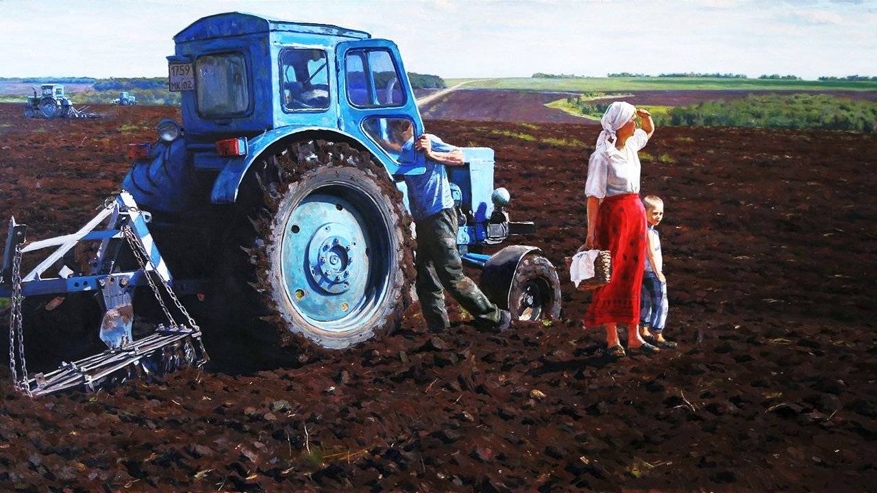 Весна в живописи художника Андрея Дареева смотреть онлайн