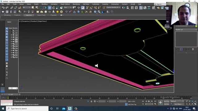 3dsmax Tutorials, Learn 3D Modeling a Designer Ceiling using Bevel Profile from Scratch in 3dsmax смотреть онлайн
