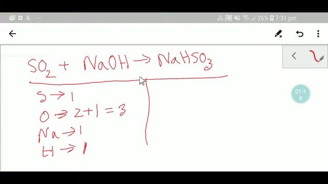 Sulfur Dioxide and Sodium Hydroxide Balanced Equation||SO₂ +NaOH =NaHSO₃Balanced Equation смотреть онлайн