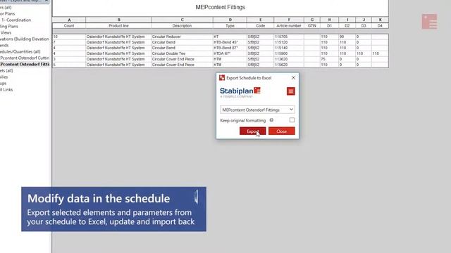 Stabiplan Export and Import Excel Schedules to Excel смотреть онлайн