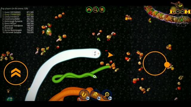 Worms zone io Top 1 Biggest Worm | worm zone top 1 biggest worm gameplay | Best Rắn Săn Mồi Gamepla смотреть онлайн