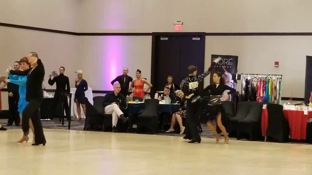 Andrey and Svetlana Bakalov are dancing Paso Doble at Cincinnati Ballroom Classic 2021 смотреть онлайн