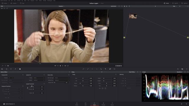 DaVinci Resolve 14 : Denoiser