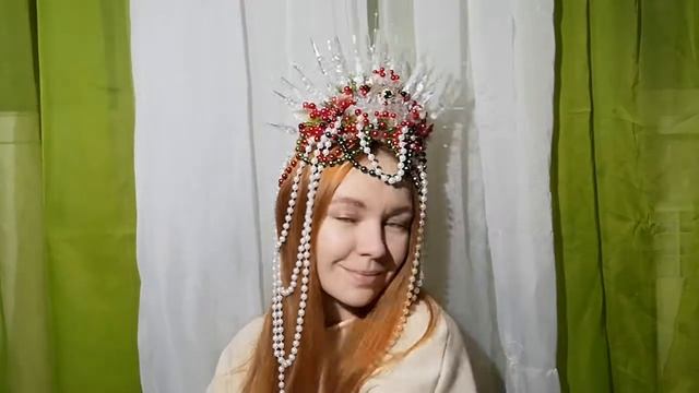 зимняя корона с сосульками #ЛисьяМастерская смотреть онлайн