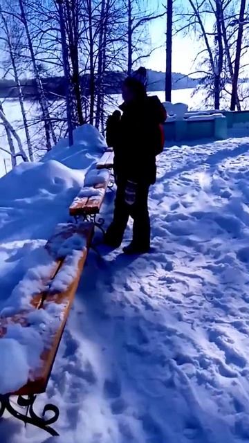 Отличный солнечный,зимний денечек в санатории "Сосновая горка" смотреть онлайн