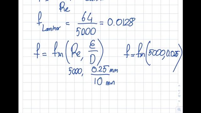 Fluid Mechanics 11.6 - How to Read the Moody's Chart or Diagram - Solved Example Problem смотреть онлайн