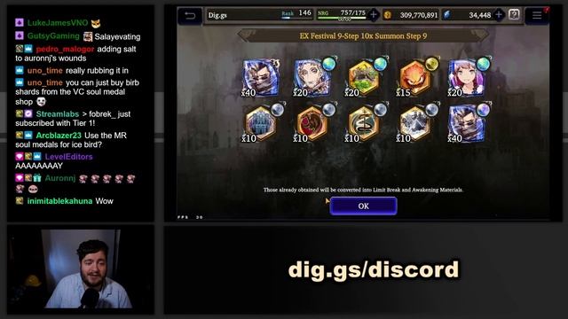 PULL WARS! Vs Auronnj! FFX Auron Pulls! War Of The Visions! FFBE WoTV смотреть онлайн