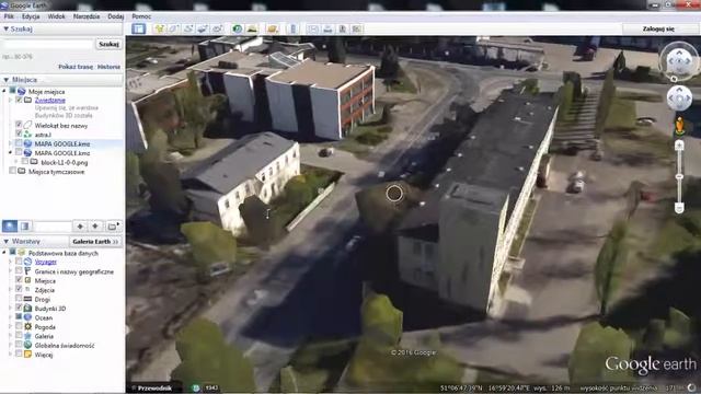 Projekt 1 / Google Earth Model DSW WNT (prezentacja modelu) смотреть онлайн