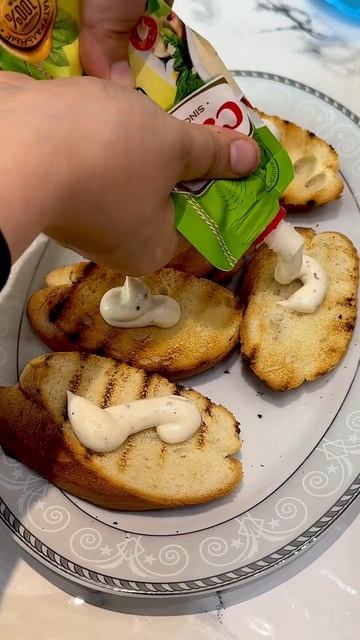 Брускетта Цезарь🫔🌮🌯