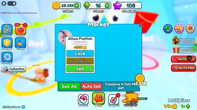 🐟Ultimate Fishing Simulator IS FANTASIC!! + Roblox смотреть онлайн