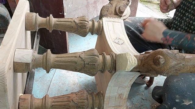 Restaurare Sculptura in lemn Реставрация Резьба по дерево! смотреть онлайн