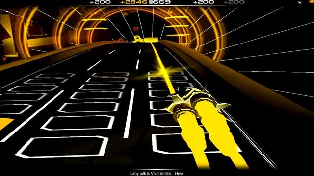 (Hardcore) Labyrinth & Void Settler - Hive [Audiosurf] смотреть онлайн