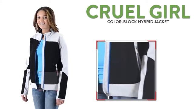 Cruel Girl Color-Block Hybrid Jacket (For Women) смотреть онлайн