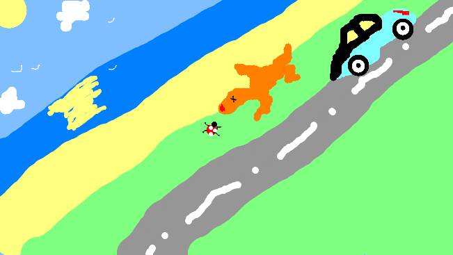 Мавис кистями рисует наш путь 8