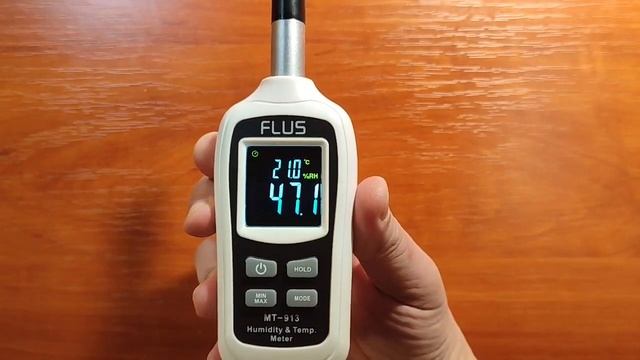 MT-913 - термогігрометр (-20...70 C, 0...100% RH, т-ра точки роси і мокрого термометра) смотреть онлайн