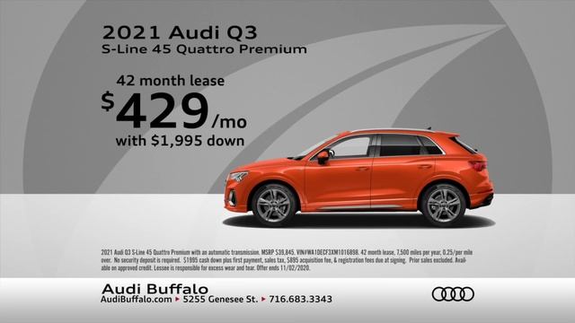 Save BIG On A 2021 Audi Q3 at Audi Buffalo смотреть онлайн