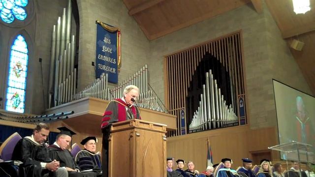 President Niels-Erik Andreasen - University Convocation - Fall 2009 - PART ONE (1) смотреть онлайн