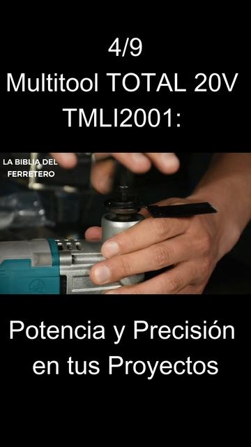 parte 4 - Descubre el Multitool TOTAL de 20V TMLI2001! Potencia y Versatilidad смотреть онлайн
